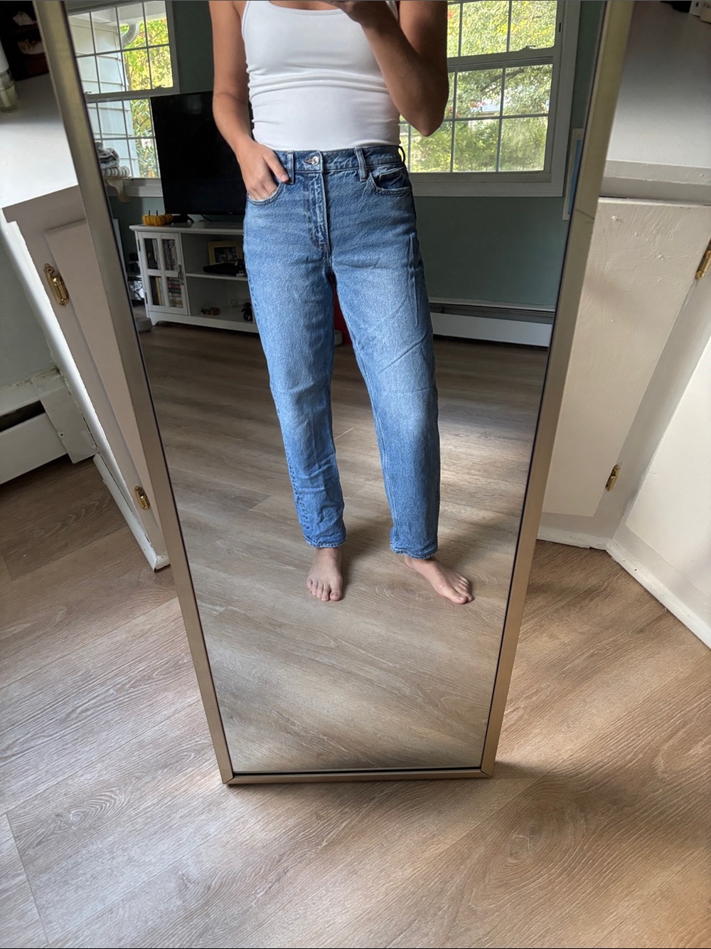 American Eagle Outfitters Light Blue Boyfriend Jeans